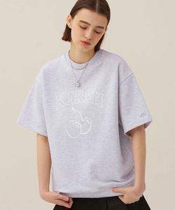 Футболка с коротким рукавом, логотип Kirsh Arch, светло-серый