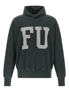 Толстовка с принтом и длинными рукавами Fear Of God, черный