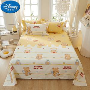 Disney Простыня на резинке 160х230 см, хлопок, цвет Cream Bear A Version