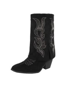 Ital-Design Черные туфли на высоком каблуке