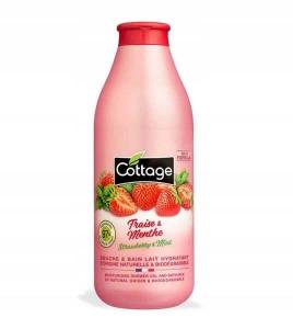 COTTAGE Douche & Bain Lait Гидратирующий гель для душа Stawberry & Mint 750 мл
