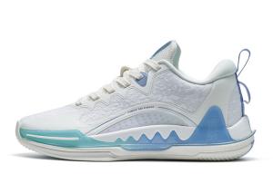 Баскетбольные кроссовки Melee 1 мужские с низким верхом, парусно-белые/перисто-синие Xtep