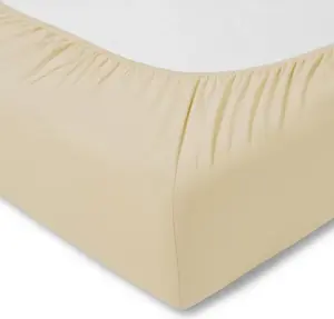 Простыня на резинке Fine Jersey 100 x 220 см, много цветов, натуральный Estella