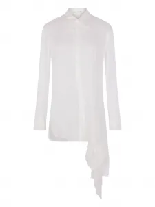 Асимметричная рубашка Yohji Yamamoto, белый