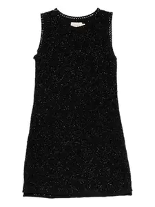 Бисерное платье без рукавов Neuza Cecilia Prado, черный