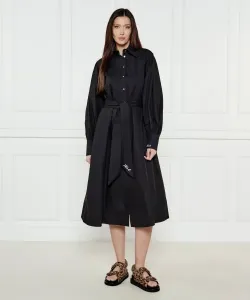 Платье с поясом Karl Lagerfeld, черный