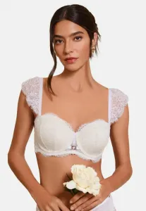 Бюстгальтер на косточках стандартного кроя Lipsy, White