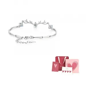 Браслет S999 для женщин двухцветный мерцающая галактика KADER