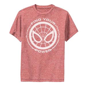 Футболка с простым логотипом и графическим рисунком для мальчиков 8–20 лет Marvel Spider-Man Find Your Power Marvel