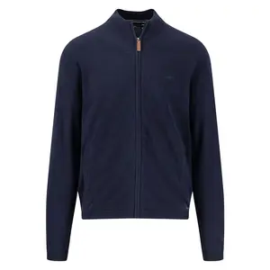 Свитер Fynch Hatton Air Cotton full zip, синий