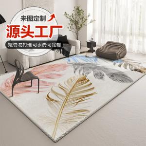 Budis Ковер 160х230 см в скандинавском стиле для гостиной/спальни, из искусственного меха, под журнальный стол, полное покрытие