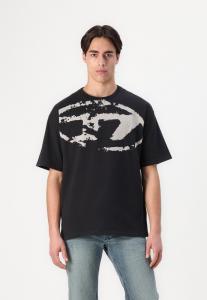 Футболка с принтом Diesel, черный