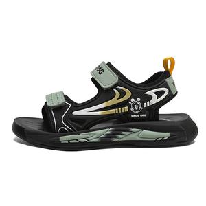 Детские сандалии с низким верхом, нескользящие, износостойкие, легкие, амортизирующие, дышащие BOBDOG, зеленый