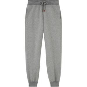 SS26 Вязаные спортивные брюки Women's Loro Piana, moon charm wind серый