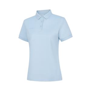 Рубашка поло женская прозрачная небесно-голубая Lining