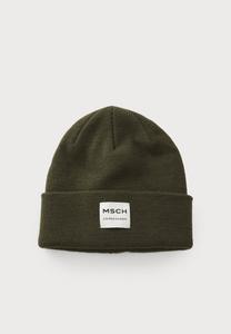 Шапка MSCH Copenhagen LOGO BEANIE KEY, Forest Night/Dark Green