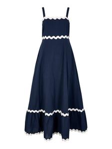 Apricot Платье 'Ric Rac Trim' в цвете Navy