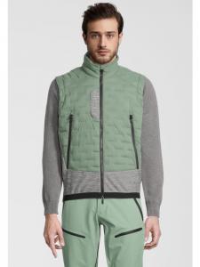 Rh+ Жилет 5 Elements Hybrid в расцветке плюще-зеленый-средне-серый меланж-металлический синий