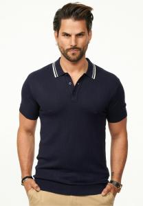 Рубашка поло MIT KNOPFLEISTE One Redox, темно-синий