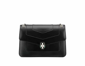 Сумка через плечо Serpenti forever Bvlgari, черный