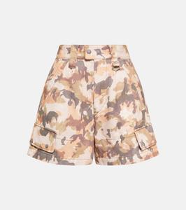 Джинсовые шорты Eliano с высокой талией Isabel Marant, кэмел