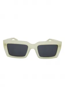 Солнцезащитные очки в прямоугольной оправе Ferragamo Eyewear, белый