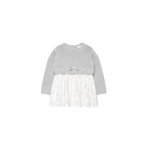 Платье Boboli Knitwear Combined, серый