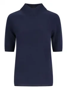 Топ Madeleine с высоким воротом и короткими рукавами Notshy, синий