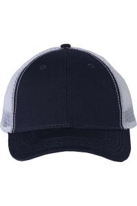 Кепка Sportsman Bio-Washed Trucker, темно-синий/белый