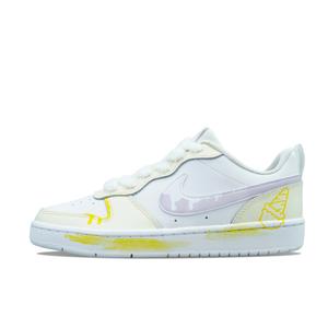 Кроссовки для скейтбординга Court Borough Low 2 Low Top для подростков Nike, светло-желтый