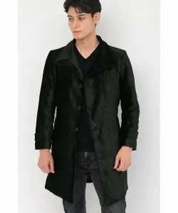 Tornado mart пальто с тиснением под крокодила, маленький размер, цвет Black