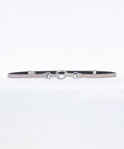 Ремень из искусственной кожи с застежкой-крючком (ширина 1,0 см)