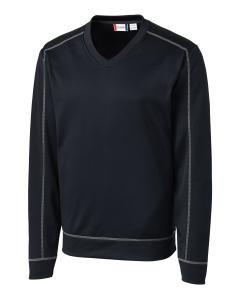 Мужская рубашка Clique Helsa с v-образным вырезом, темно-синий