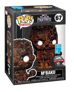 Funko POP! Эксклюзивная, коллекционная фигурка, Art Series, Black Panther, М'Баку