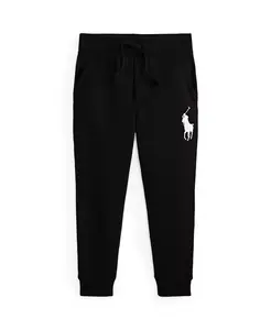 Детские и мальчиковые утепленные спортивные брюки Big Pony Polo Ralph Lauren, черный