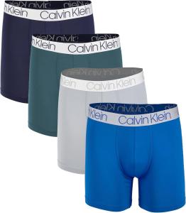 Мужские трусы-боксеры Calvin Klein из микрофибры, 4 шт., B(Np2431-303)/T