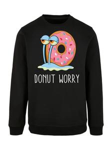 Толстовка F4NT4STIC Spongebob Schwammkopf Donut Worry Garry Schnecke, черный