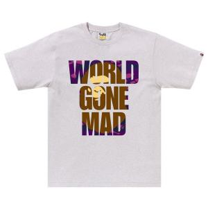 Футболка BAPE Color Camo WGM Ape Head Overlap Tee, Grey