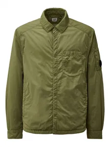 Куртка-рубашка с накладным карманом на кнопке C.P. Company, зеленый