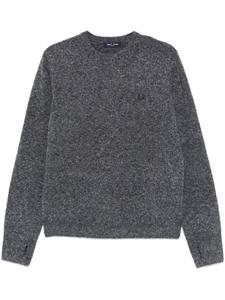 Свитер с круглым вырезом из букле Fred Perry, синий