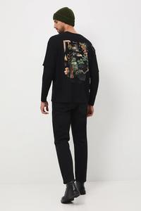 Хлопковый лонгслив Medicine, черный