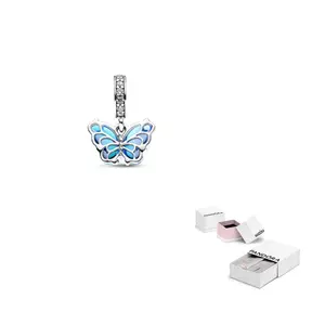 Pandora Подвески из 925 стерлингового серебра для женщин в синем цвете