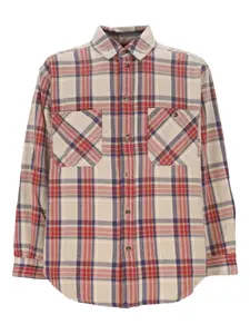 Рубашка в клетку с нагрудным карманом Haikure, нейтральный