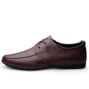 LAORENTOU Мужские повседневные туфли мужские низкие черно-коричневые коричневые, цвет Brown