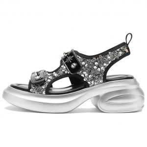 NINE WEST Женские сандалии на одной застежке серебристые, цвет Silver