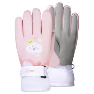 LINING Детские перчатки ПУ разноцветные, Peach Blossom Pink