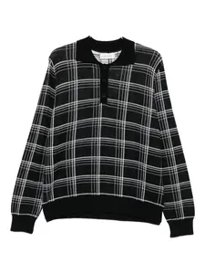 Рубашка поло в клетку Ernest W. Baker, черный