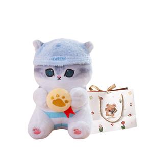 Милые спортивные кошачьи куклы плюшевые куклы высота 25 см OU DI PIG