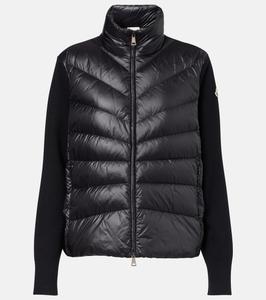 Кардиган с нижними панелями Moncler, черный