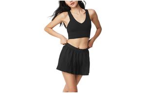 Футболка Match Point черная Alo Yoga